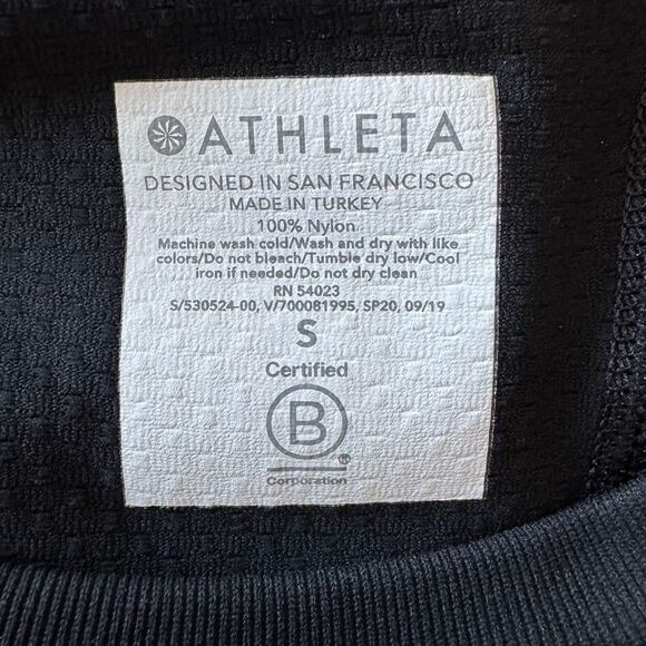 Athleta Momentum Top In Black Size S - Picture 7 of 7